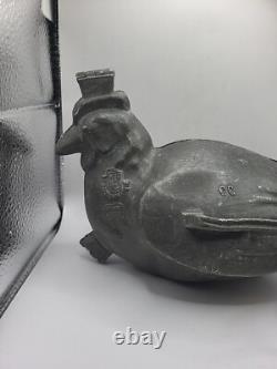 Vintage Large Pewter Bird C. C. BREVETE Cake Ice Cream Chocolate Mold