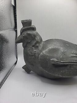 Vintage Large Pewter Bird C. C. BREVETE Cake Ice Cream Chocolate Mold