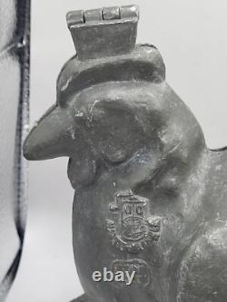 Vintage Large Pewter Bird C. C. BREVETE Cake Ice Cream Chocolate Mold