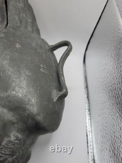Vintage Large Pewter Bird C. C. BREVETE Cake Ice Cream Chocolate Mold
