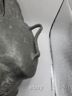 Vintage Large Pewter Bird C. C. BREVETE Cake Ice Cream Chocolate Mold
