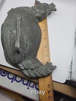 Vintage Large Pewter Bird C. C. BREVETE Cake Ice Cream Chocolate Mold