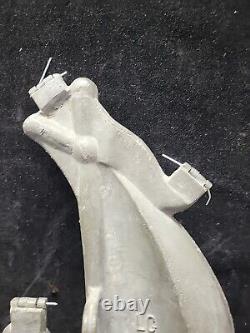 Vintage Large Sailing Ship Man Waves Cake Ice Cream 2 piece Chocolate Mold