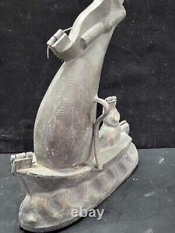 Vintage Large Sailing Ship Man Waves Cake Ice Cream 2 piece Chocolate Mold
