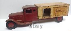 Vintage Large Steelcraft Toy Pressed Steel Fro-Joy Ice Cream Delivery Truck