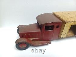 Vintage Large Steelcraft Toy Pressed Steel Fro-Joy Ice Cream Delivery Truck