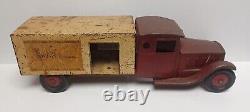 Vintage Large Steelcraft Toy Pressed Steel Fro-Joy Ice Cream Delivery Truck