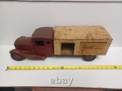 Vintage Large Steelcraft Toy Pressed Steel Fro-Joy Ice Cream Delivery Truck