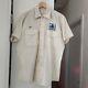 Vintage ORIGINAL Blue Bell Ice Cream Made In USA Uniform Men's Shirt Sz Lg