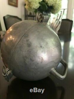 Vintage Pewter Large Peach Banquet Sized Ice Cream Mold 3 Pint S&co
