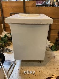 Vintage Soda Shoppe / Ice Cream Parlor Porcelain Vanilla Syrup Large Dispenser