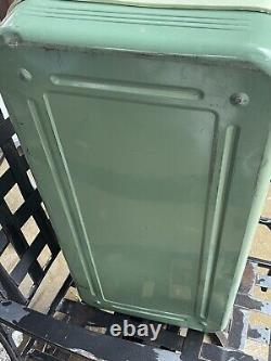 Vintage THERMOS 1950-1960 LARGE Metal Ice Chest Cooler Retro Outdoor Camping
