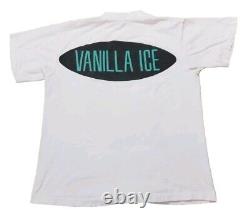 Vintage Vanilla Ice To The Extreme 1990 Concert Tour Cool As Ice T Shirt Large