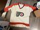 Vintage Wilton Ware Mass. 3/4 Jersey Hockey Philadelphia Flyers shirt XL