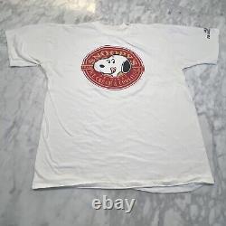 Vintage XL Snoopy Ice Cream & Cookies Graphic Single Stitch Shirt San Francisco