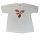 Vintage Y2K Blue Bunny Ice Cream T-Shirt Bomb Pop White Size X-Large RARE