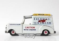 Vintage large Ahi Ice Cream Truck, tin friction toy, Japan 1960's- SUPERB