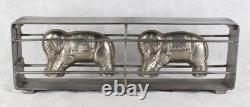 Vormenfabriek Tilburg Large Chocolate/Ice Cream Molds Double Elephants withBlanket