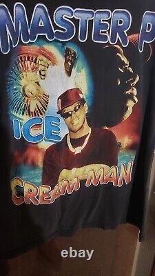 Vtg 90s Master P Ice Cream Man Rap Tee Shirt I'm Bout It Change XXL BAY CLUB