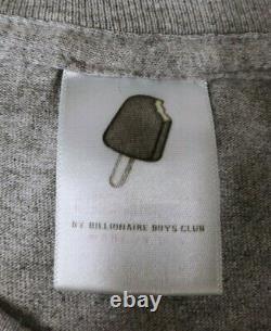 Vtg Billionaire Boys Club Ice Cream Gray Made in USA T-Shirt Size (L)