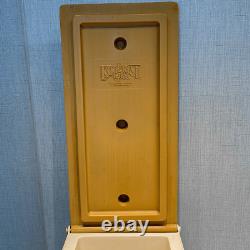 Vtg Large Kool Rest Igloo Car Cooler Console Ice Chest Cup Holder Tan Cream Colo