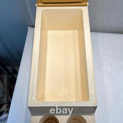 Vtg Large Kool Rest Igloo Car Cooler Console Ice Chest Cup Holder Tan Cream Colo