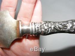 Wallace Silver ETON Antique Sterling Large Ice Cream Slicer Knife 1904 Mono Rare