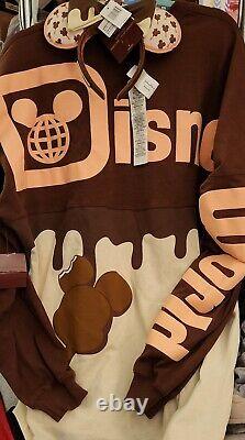 Walt Disney World Mickey Mouse Ice Cream Bar Scented Spirit Jersey 2xl and Ears
