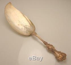 Whiting Pompadour Sterling Silver Large Ice Cream Server 9 3/4 No Monogram