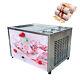 Wixkix Countertop Fried Roll Ice Cream Machine With 2X Scrapers Digital Control