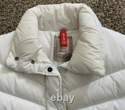 Womens Bogner Fire & Ice Ivory Cream White Down Ski Jacket Gorsuch Catalog 12 L