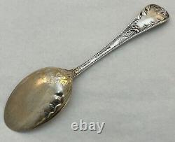 Wood & Hughes sterling LOUVRE PATTERN ICE CREAM SET LARGE SLICE & 10 SPOONS
