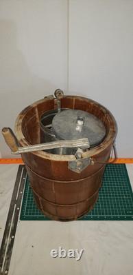 Wood Ice Cream MakerOLD Wooden ANTIQUE