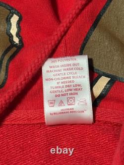XL Ice Cream Billionaire Boys Club Red All-Over Print Full-Zip Hoodie